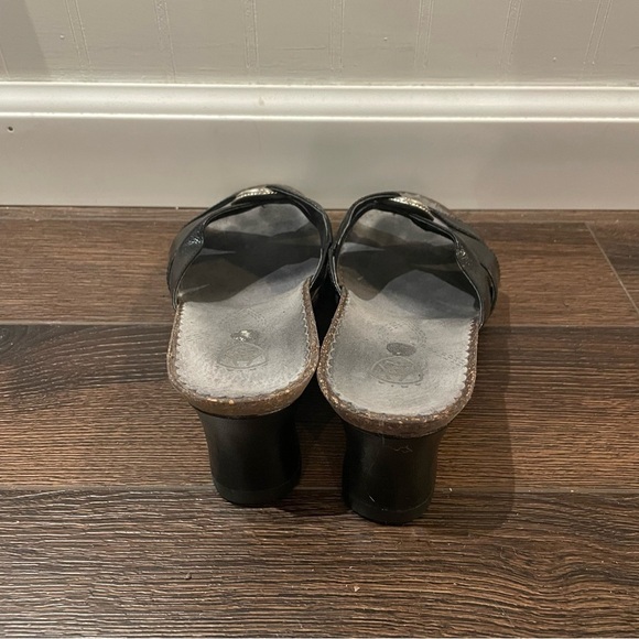 Ariat Ember Black Leather Cowgirl Sandals Western Open Toe Comfort 7.5B - Picture 3 of 11